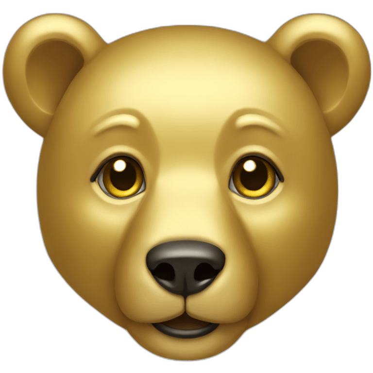 Gold bears emoji