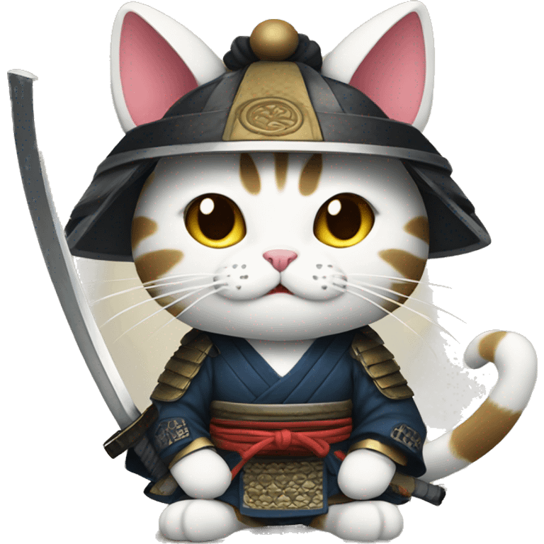 samurai cat emoji