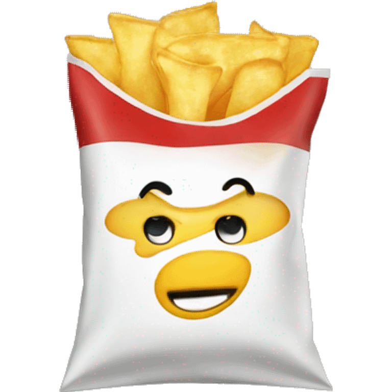 Chips in bag emoji