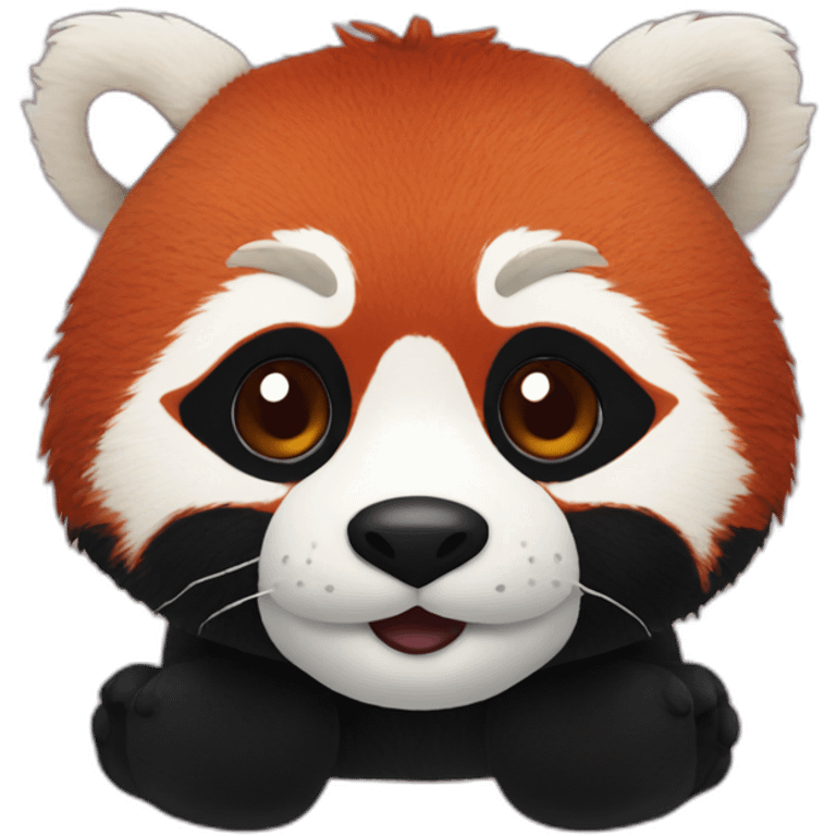 stuffed animal red panda emoji