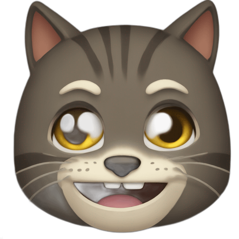 To be a scaredy-cat emoji