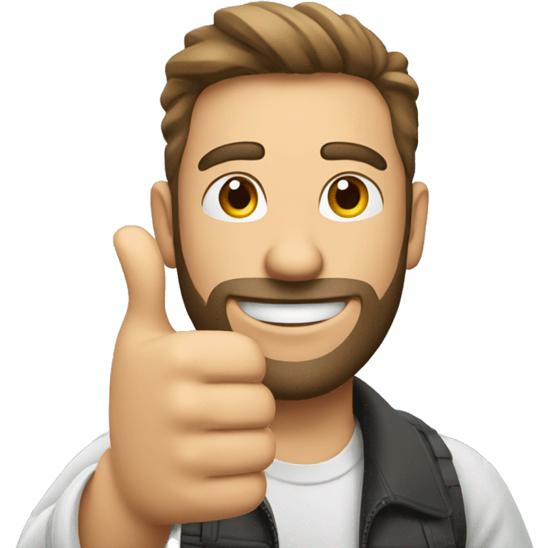 canadian man thumbs up emoji