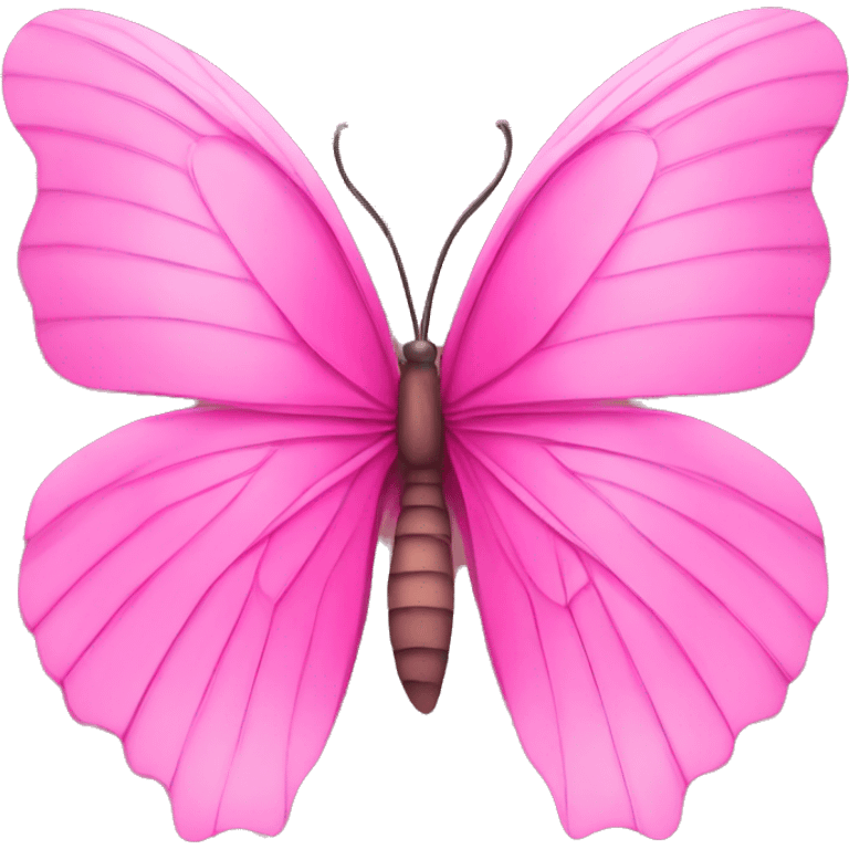 Butterfly wings pink  emoji