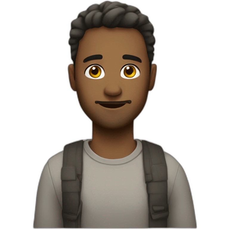 Productive brian emoji