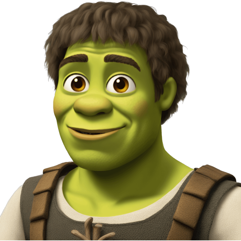 shrek shrek black emoji