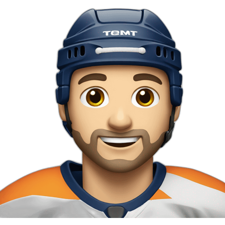 Hockey player emoji