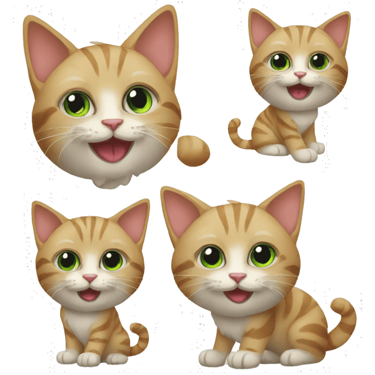 funy cat emoji