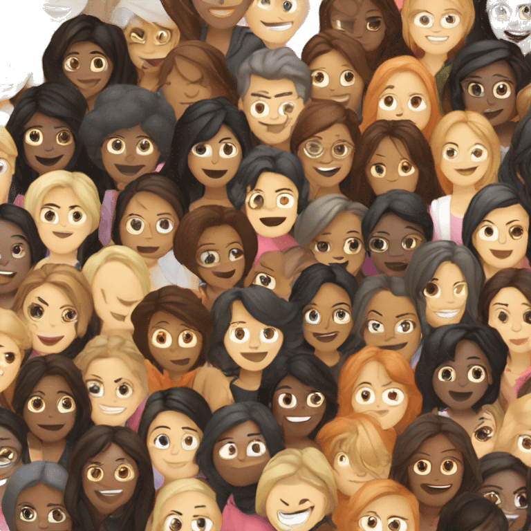 Online Group coaching women support circle  emoji