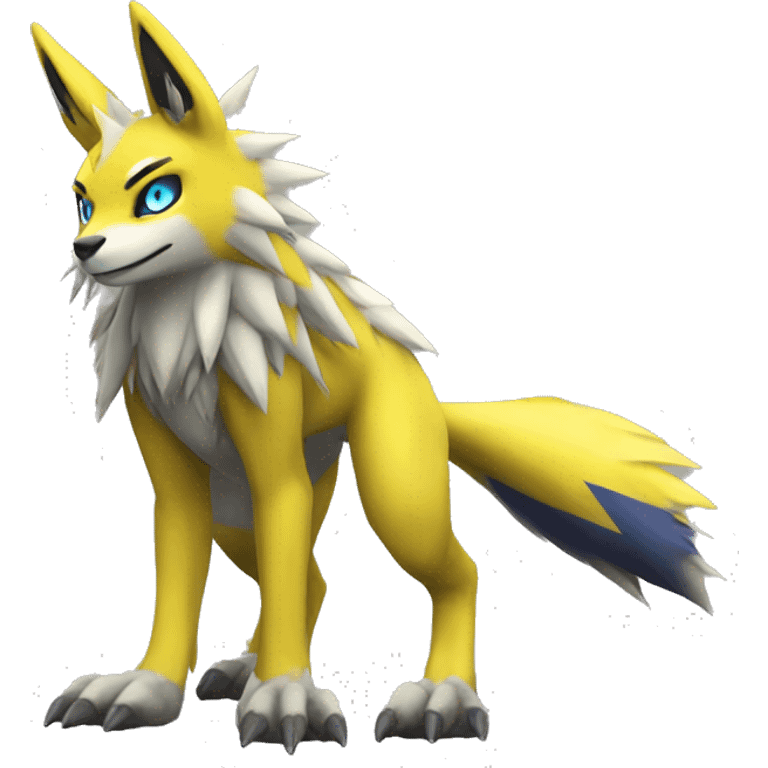 Renamon-Zeraora full body emoji