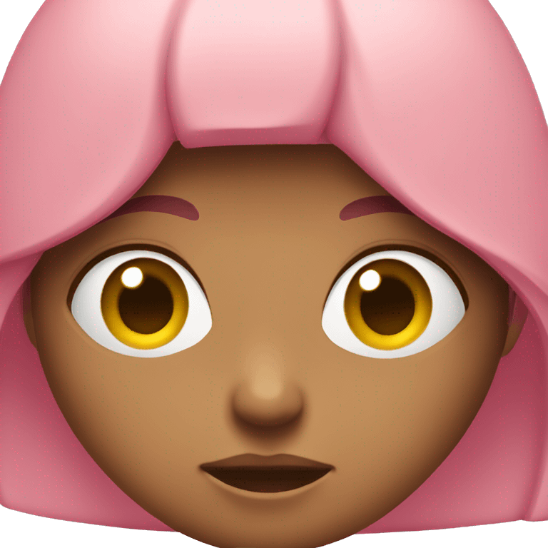 A FEMALE, WITH A ANGRY FACE, SQUARED GOOGLES, PINK SHIRT AND SHORT BROWN HAIR emoji