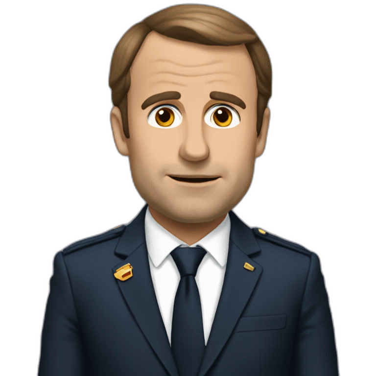 Macron démission emoji