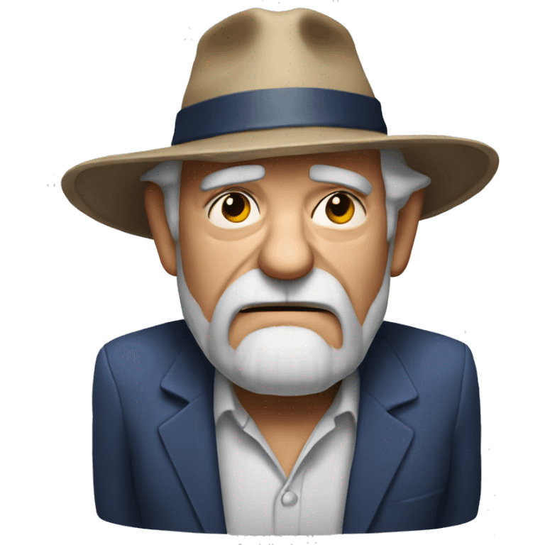 Grump old man in maga hat emoji