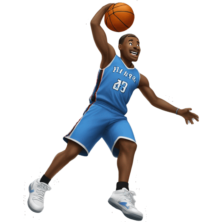 Basketball dunk emoji