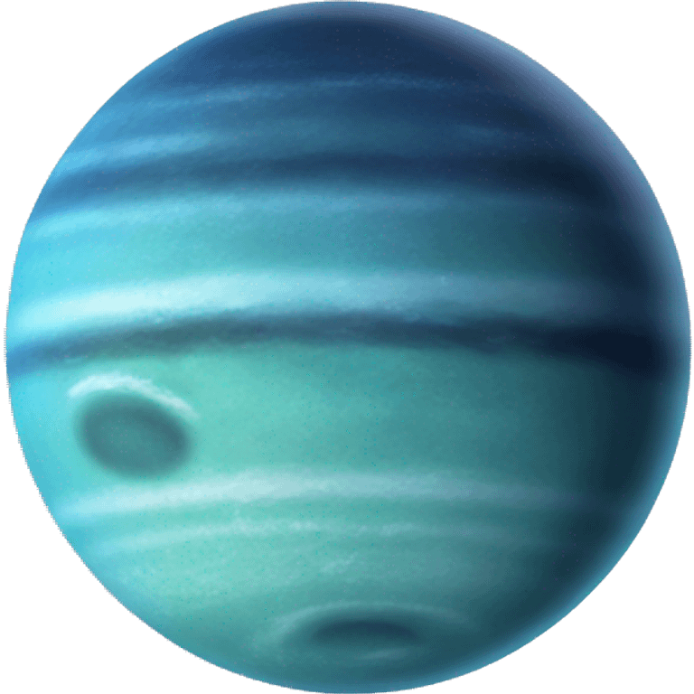 Planet neptune very bl emoji