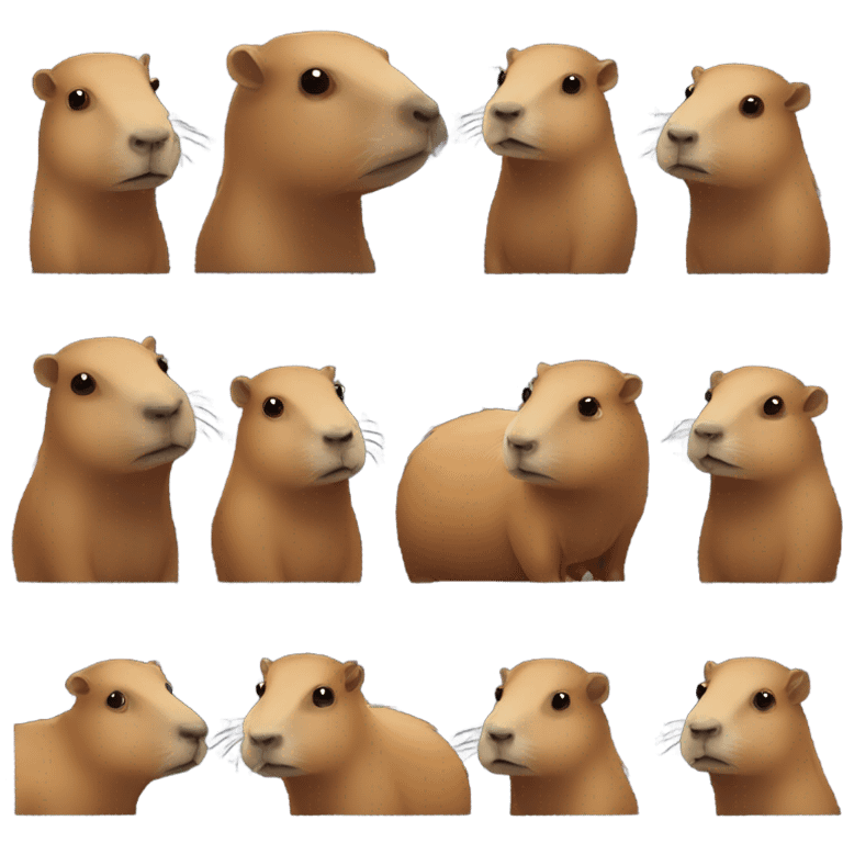 Capybara relajado  emoji