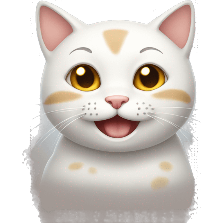 cute grin cat emoji