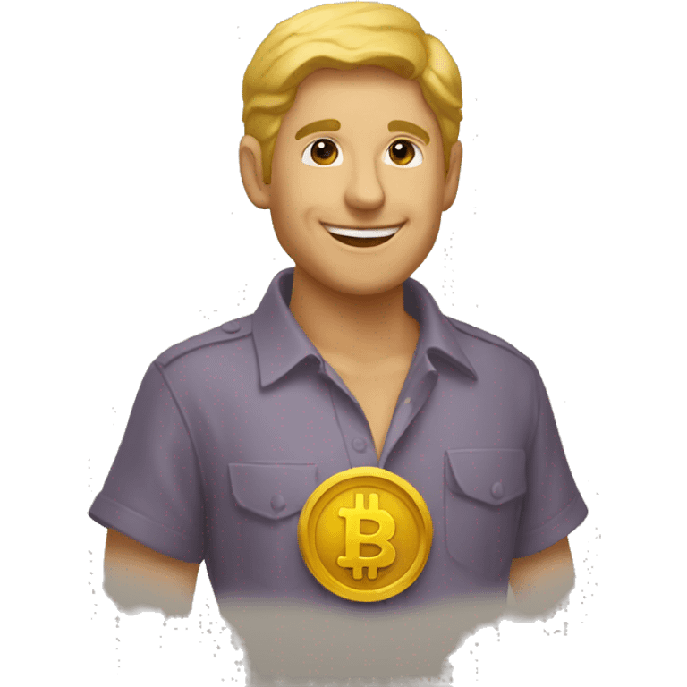 Minador btc feliz  emoji