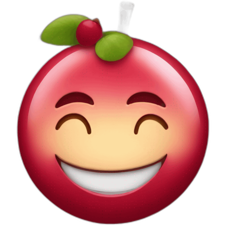 Happy cranberries  emoji