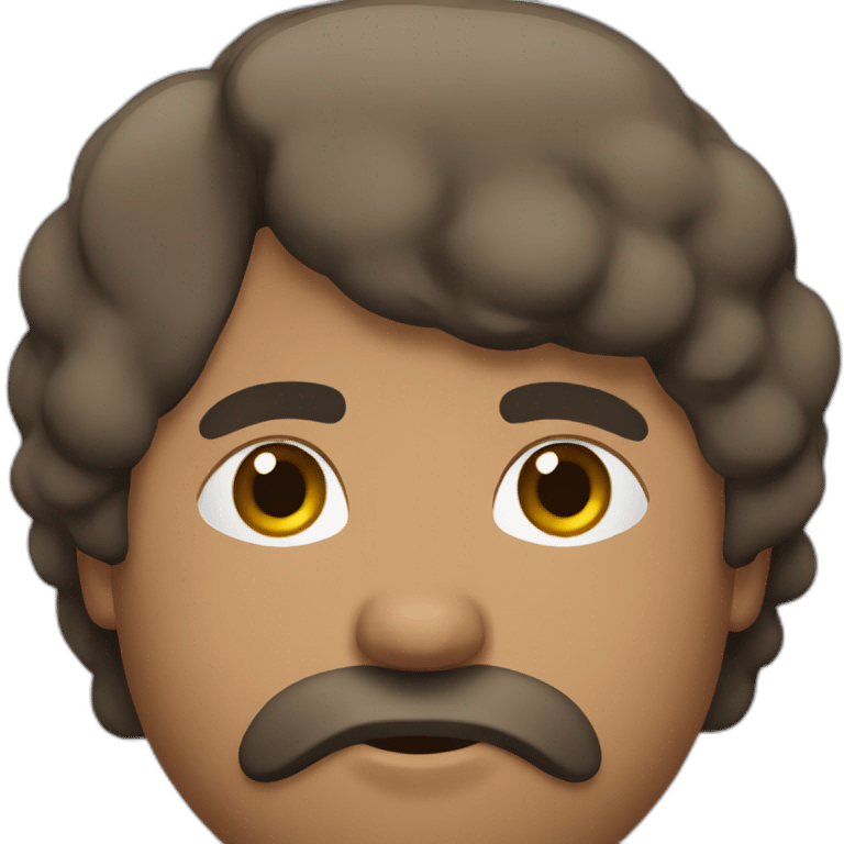 pelo largo hombre emoji