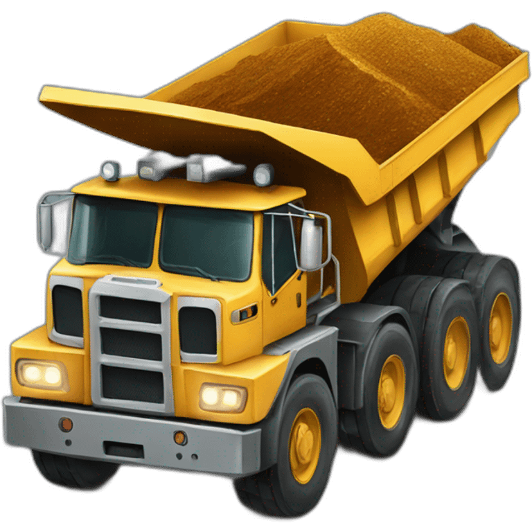 mining truck emoji