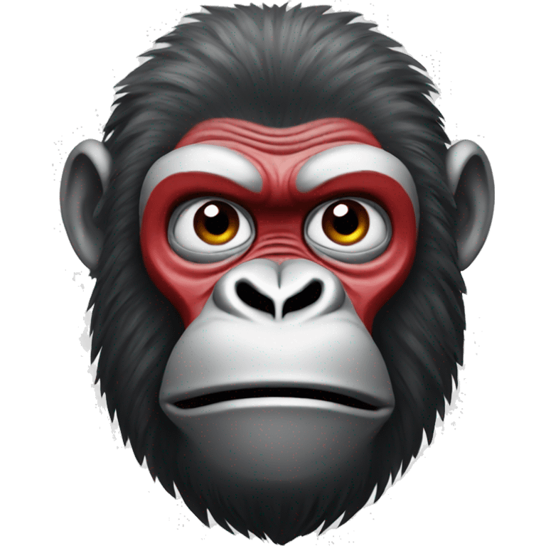 red gorilla emoji