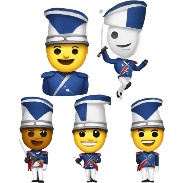 Drum corp colorguard  emoji