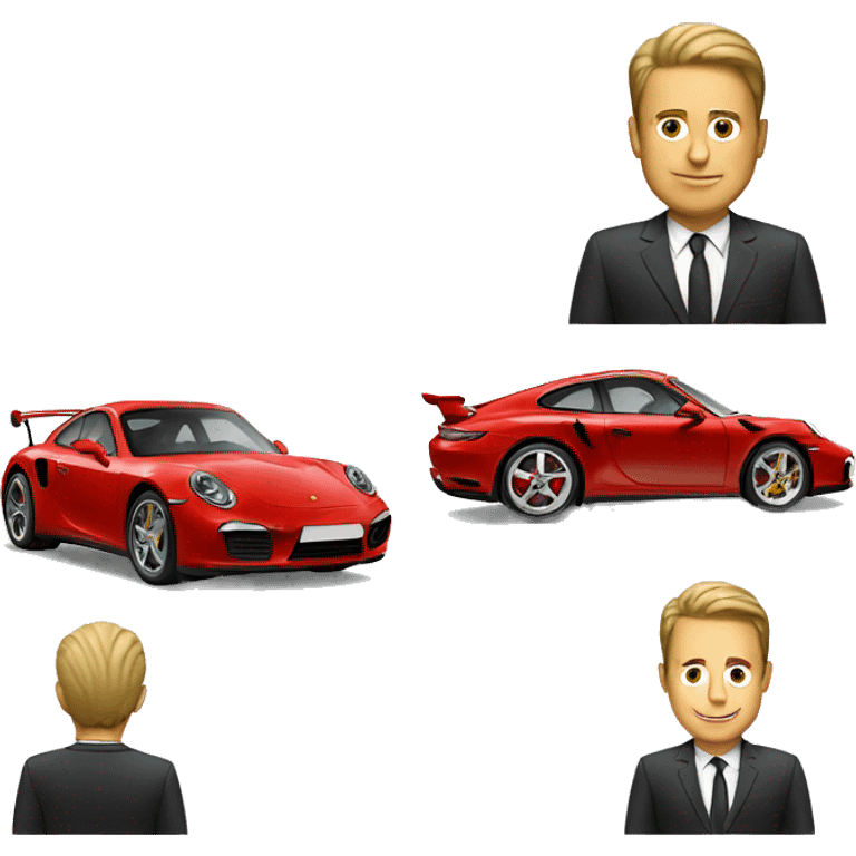 guy with porsche emoji