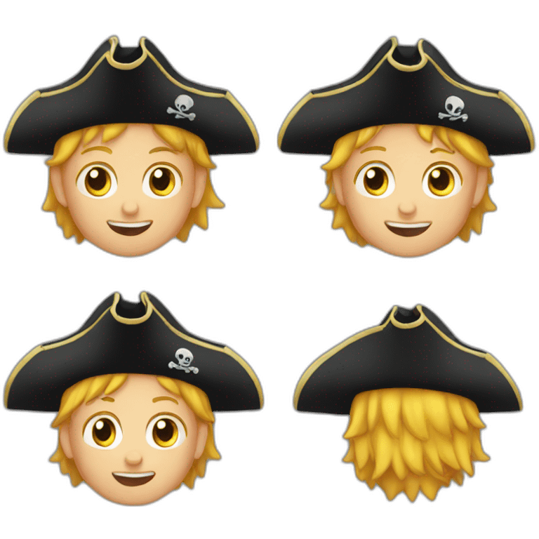 Pirate kid emoji