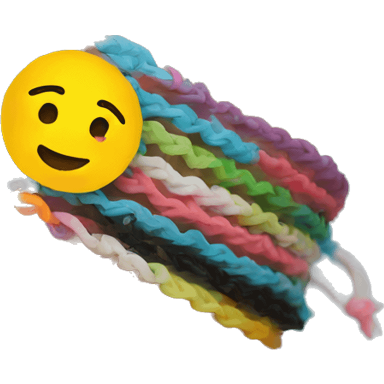 Friendship plastic bracelet emoji