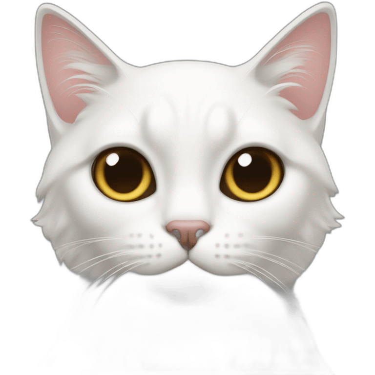 Gata blanca persa emoji