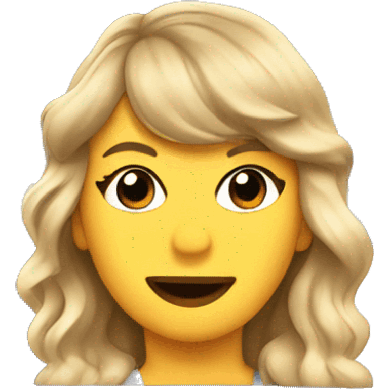 Taylor swift on a plane emoji