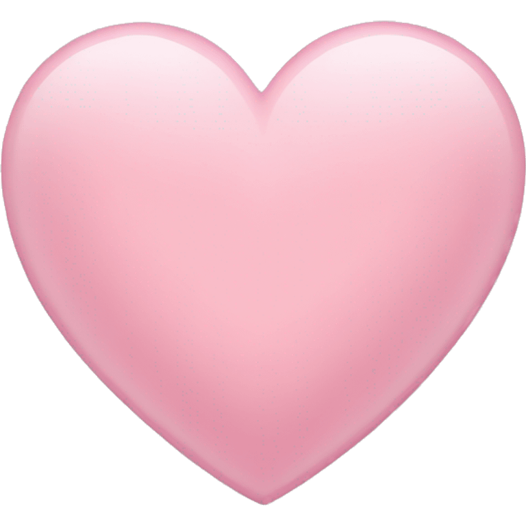 Light pink heart emoji