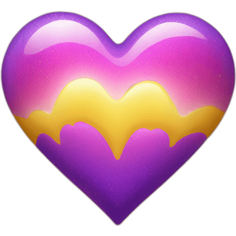 pink-and-purple-heart-with-yellow-sparkles emoji