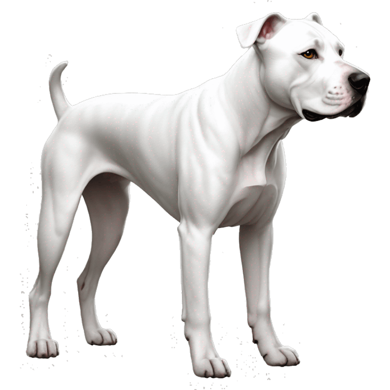 Dogo Argentino Dog Breed Full Body emoji