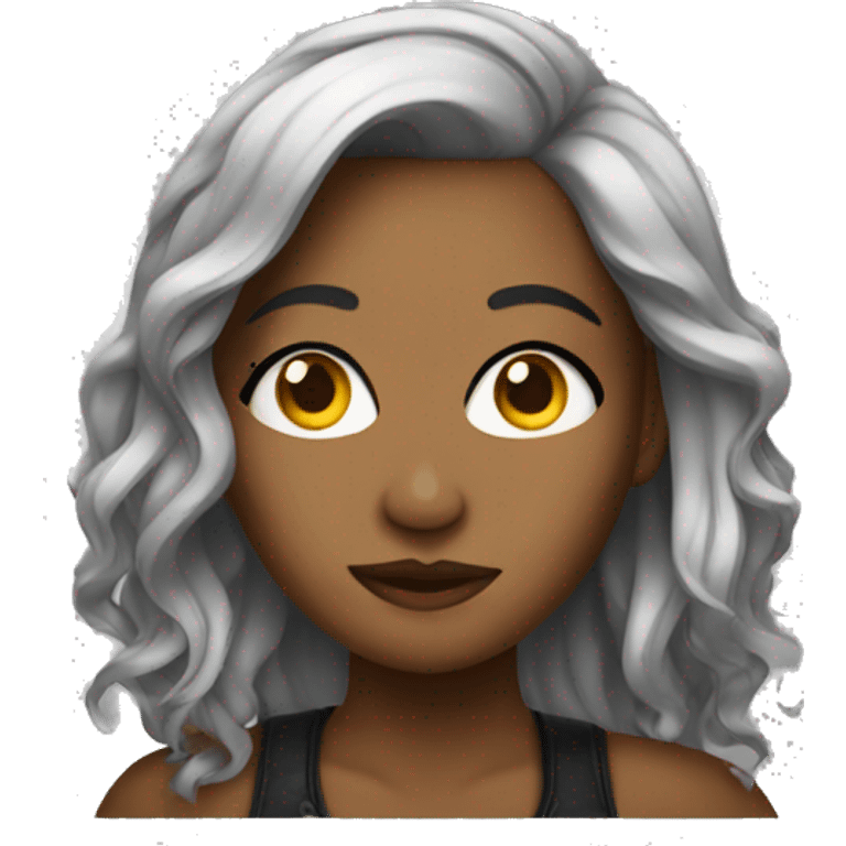 Female music artist emoji