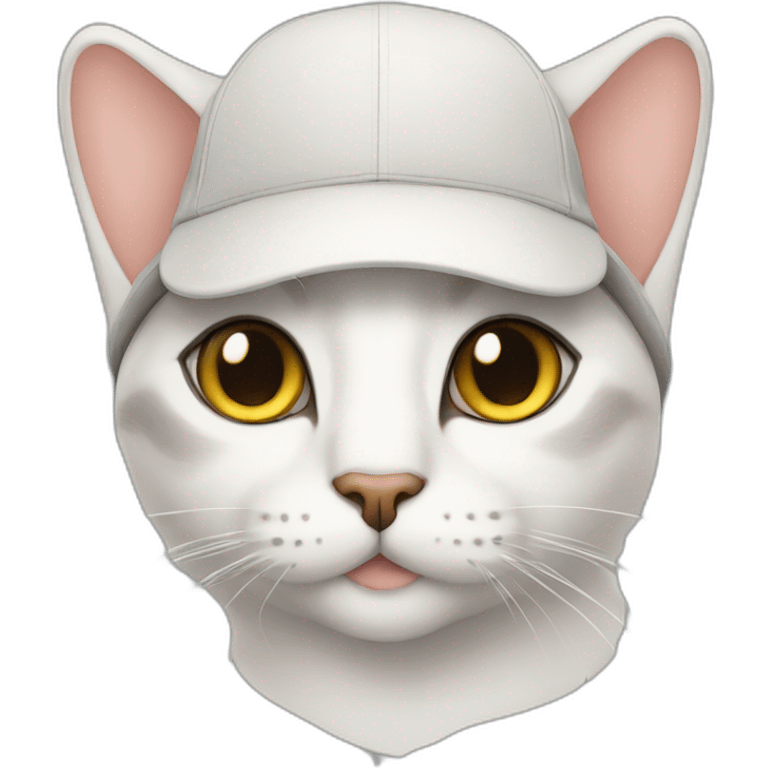 cat with cap emoji