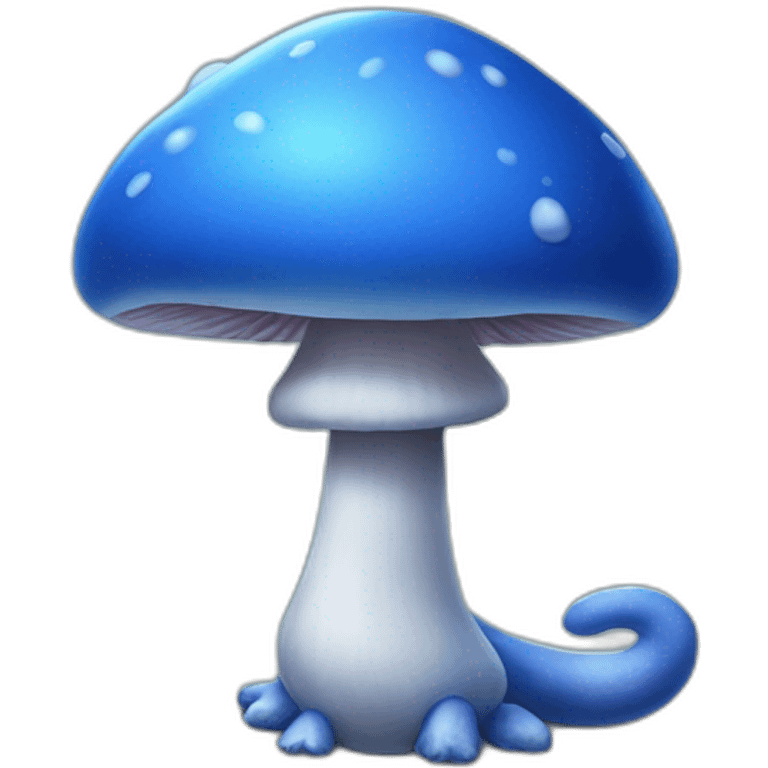 Smrf cat blue mushroom emoji