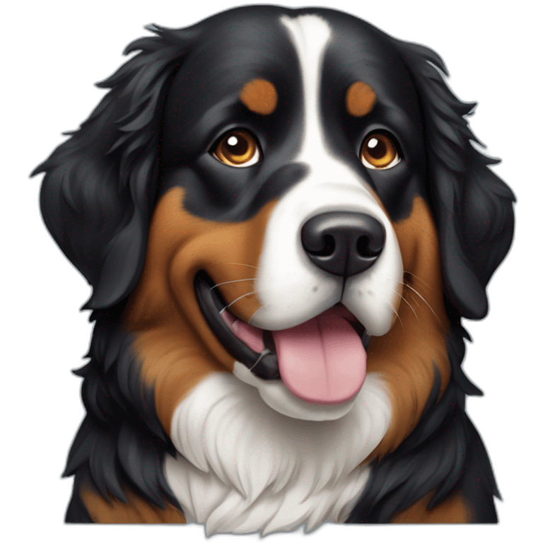 A dit bernese dog emoji