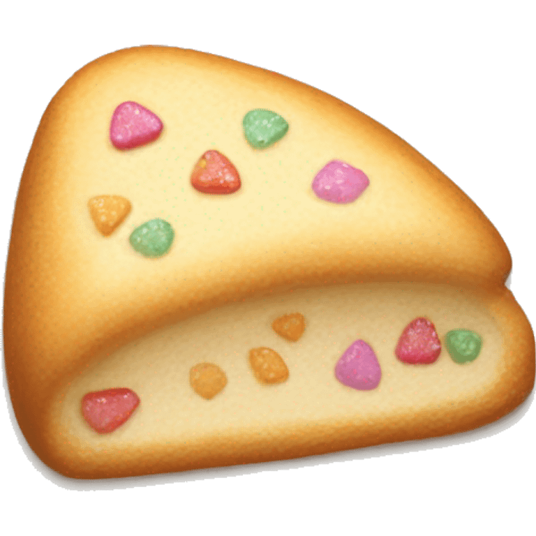 A piece of fairybread  emoji