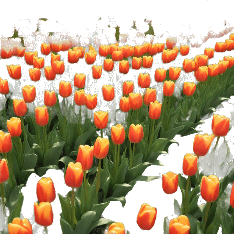 Sun shine on tulips emoji