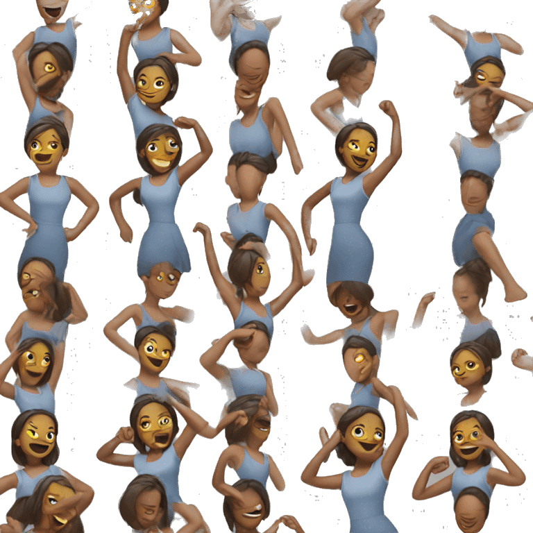 Girl dancing emoji