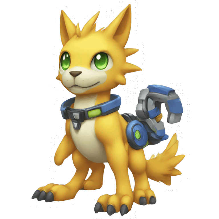 cute cool Digimon-Fakemon-animal full body emoji