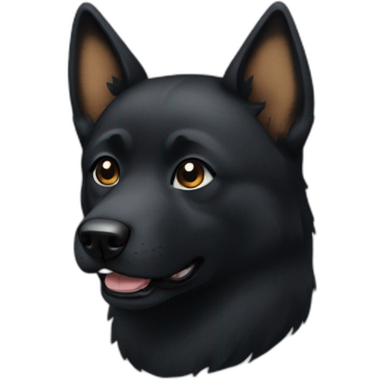 black inu emoji