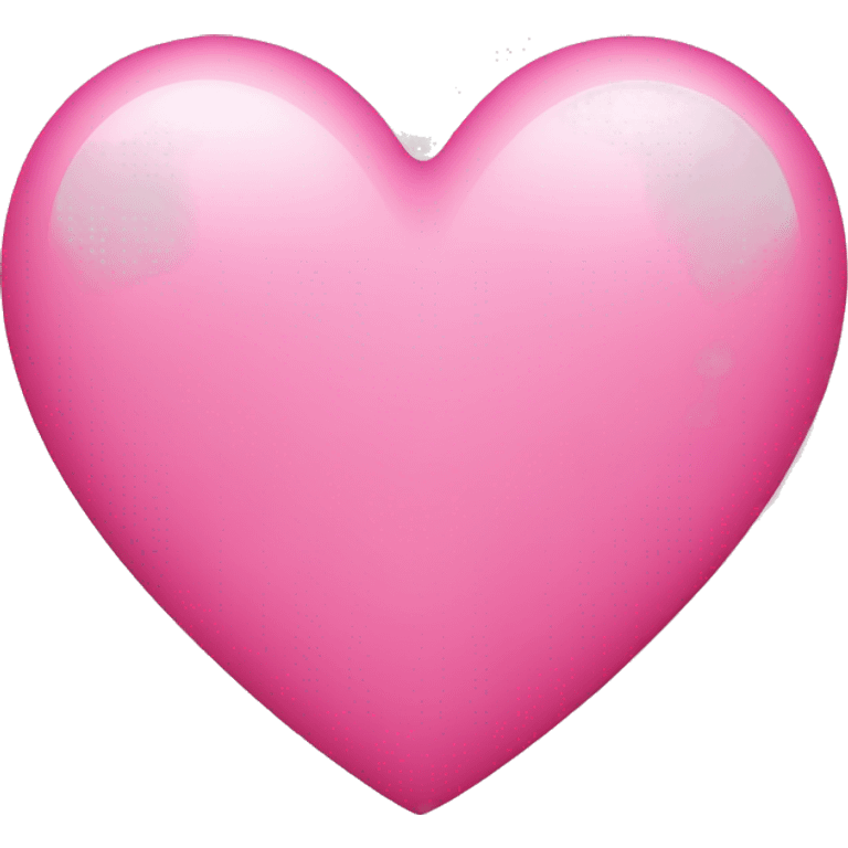 A pink heart emoji