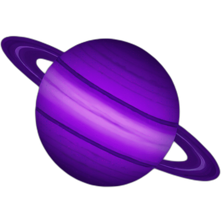 Purpel Saturn emoji