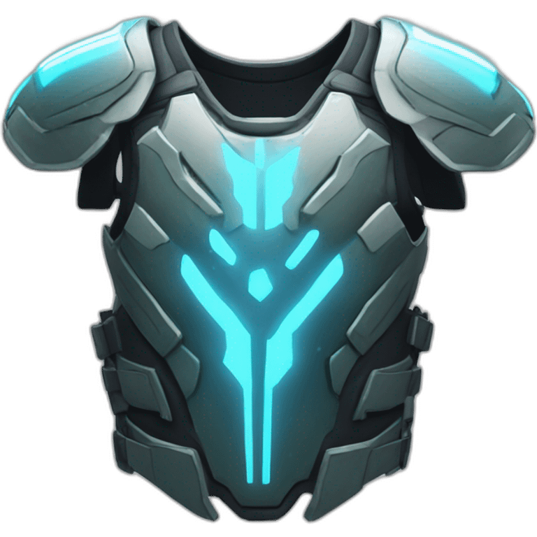 futuristic armored Omega Energy breastplate emoji