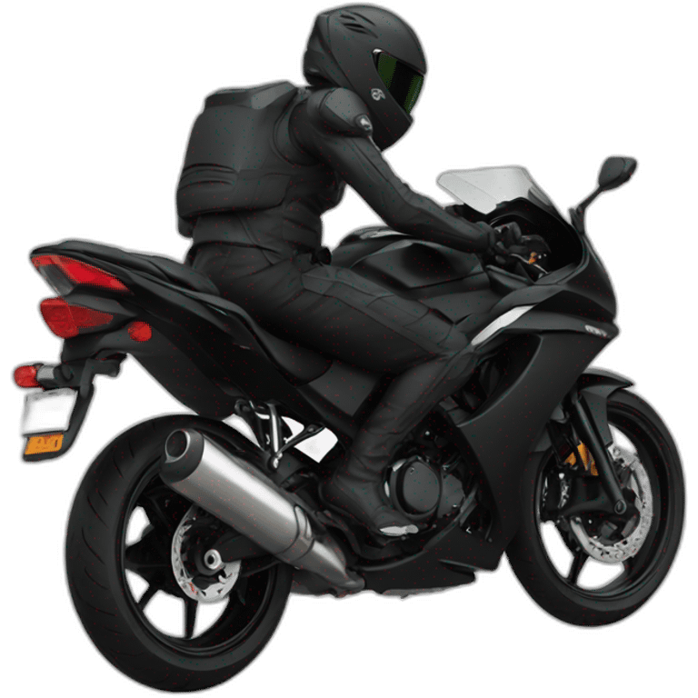 Black Ninja 400 emoji