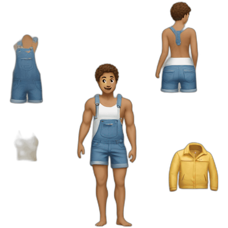 iconic image of Aaron's iconic garments with iconic Aaron's breastpate emoji