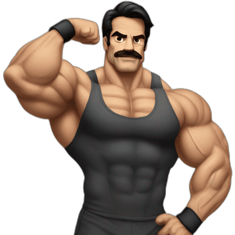 Mike Mentzer biceps chest emoji