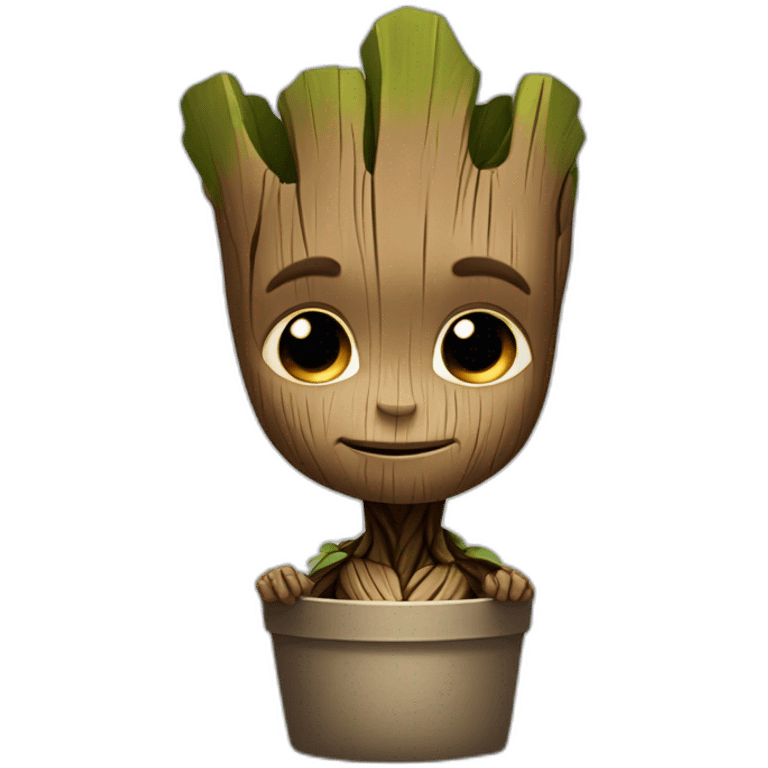 Bébé groot emoji